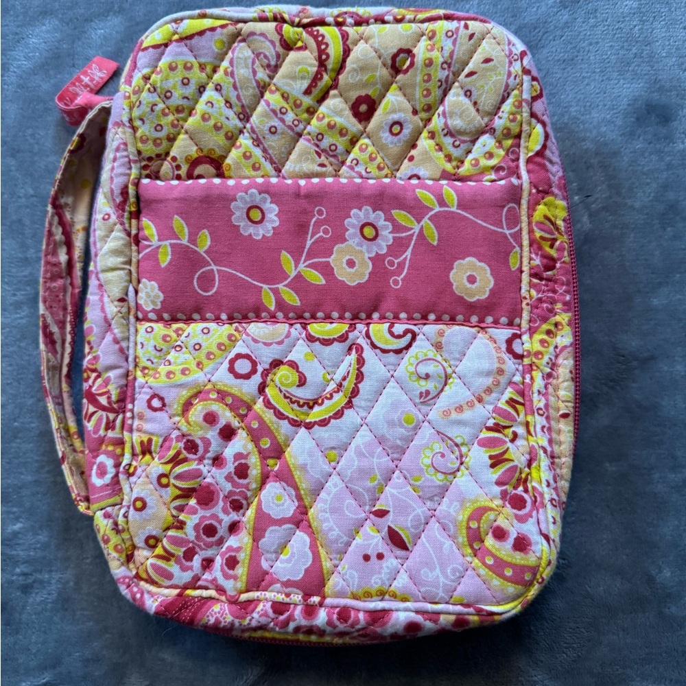 Pink Quilted Bible cover